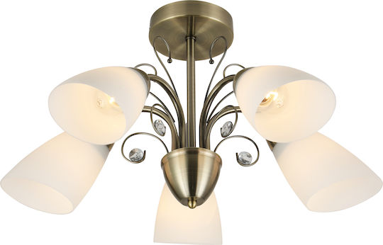 Agora Lighting Таванно осветление Златист с Фасунга E27