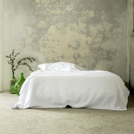 Sprintzio Single Hotel Blanket Hotel Pique Blanket White 170x250cm