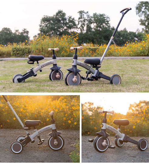 Q Play Stager Convertible with Parental Handle for 2+ Years Green