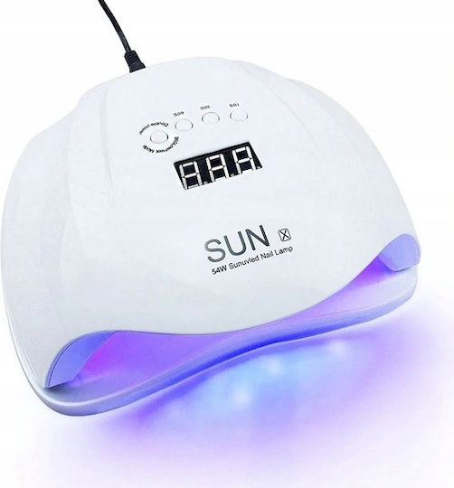 Hadex Φουρνάκι Νυχιών UV / LED 54W Λευκό