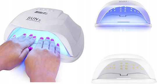 Hadex Φουρνάκι Νυχιών UV / LED 54W Λευκό