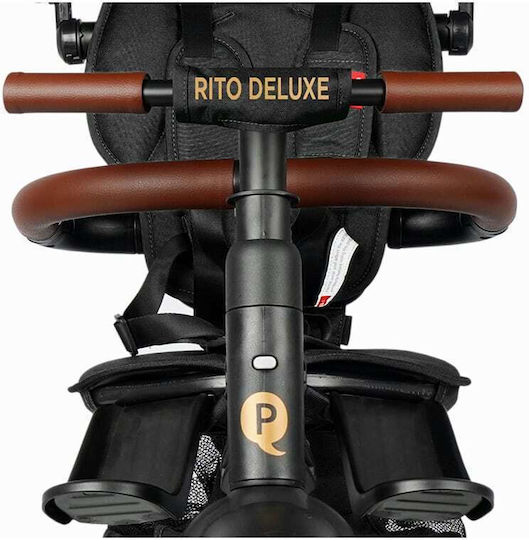 Q Play Rito Deluxe Πτυσσόμενο & Μετατρεπόμενο για 10 Μηνών Καφέ