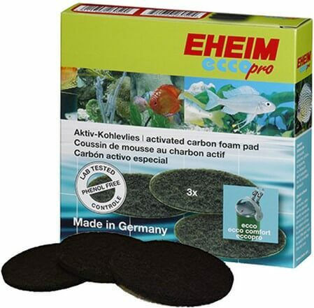 Eheim Pad Filtru Carbon Burete Pentru Filtrarea Acvariului Cu Carbon Activat 3 Bucăți
