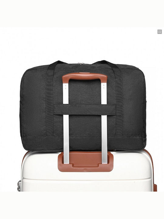 Miss Lulu Foldable Waterproof Storage Cabin Travel Handbag Black