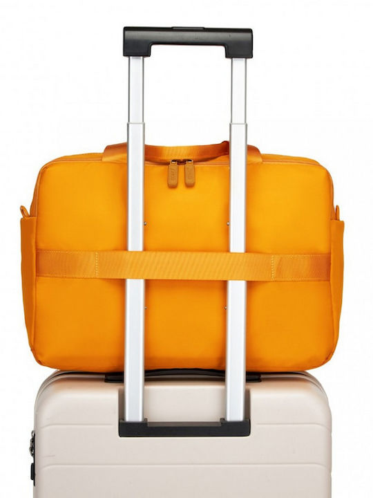 Miss Lulu Water-Resistant Travel Bag Laptop Sleeve Multi-Functional Tote Business Weekend Large Capacity Men Women Yellow