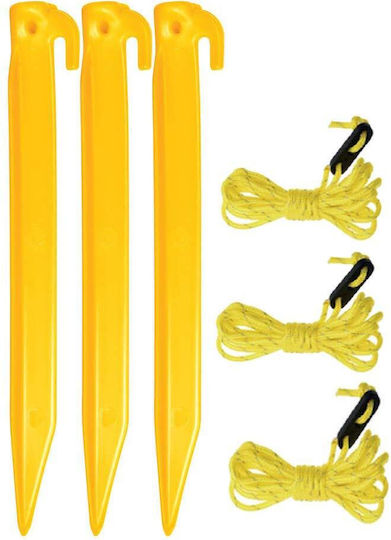 Campo Pegs for Camping Tent Set 3pcs 22cm