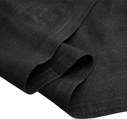 vidaXL Tent Floor Camping Black 200x200cm