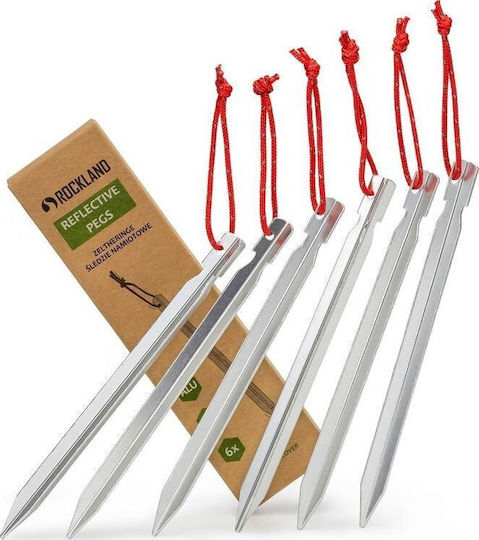 Rockland Cole Reflective Tent Pegs 6 Pcs