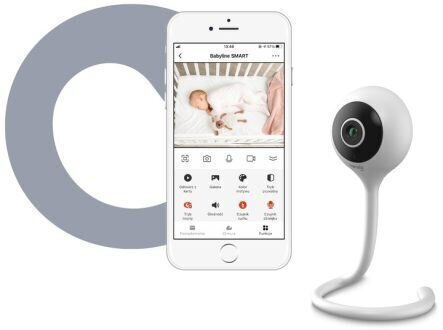 Lionelo Babyline Smart Wireless Baby Monitor Camera & Audio , with Two-way Communication & Lullabies