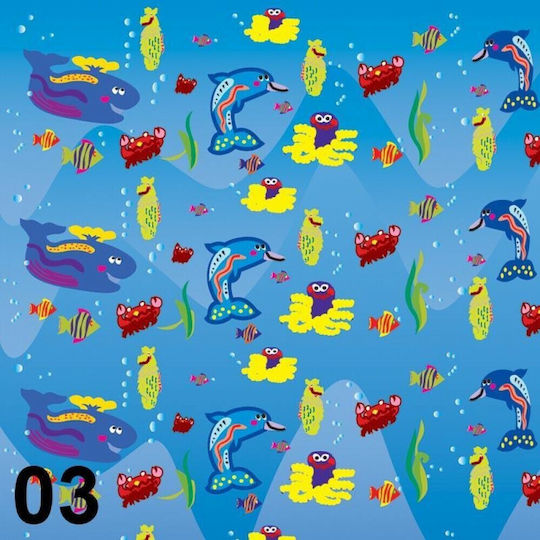 Next Paper Desktop Drawer 3 Positions 20x25x17cm Multicolour "psarakia" Little Fish