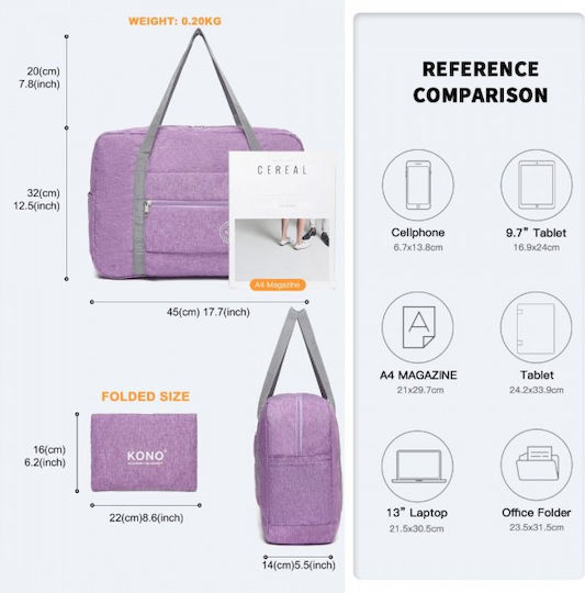Miss Lulu Sack Voyage Purple Fabric