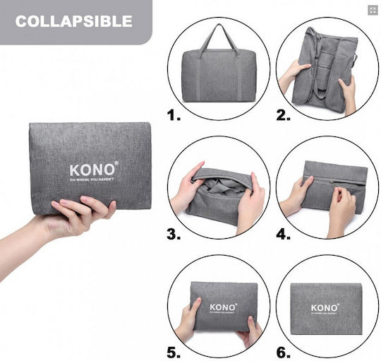 Miss Lulu Reisetasche Gray Stoff