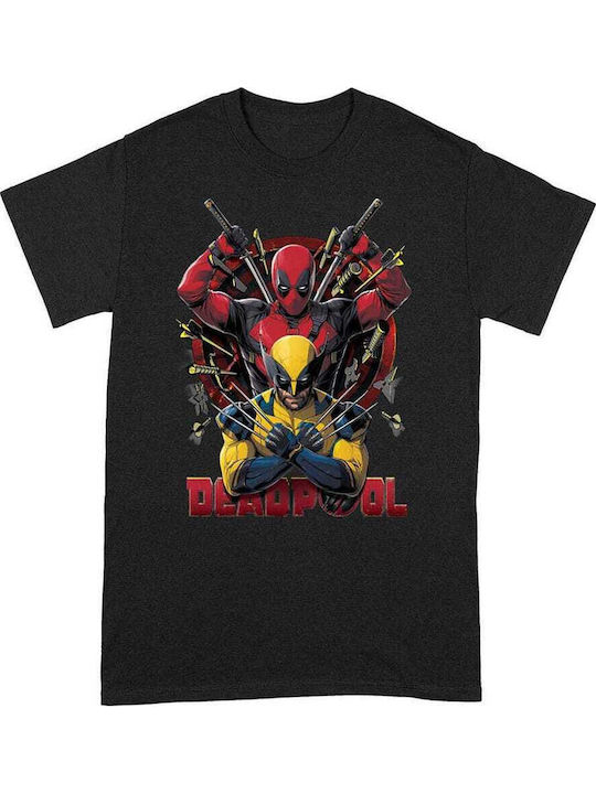Deadpool T-shirt – Deadpool Wolverine Pose Μπλούζα