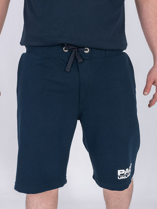 Αθλητική Ανδρική Βερμούδα Navy Μπλε