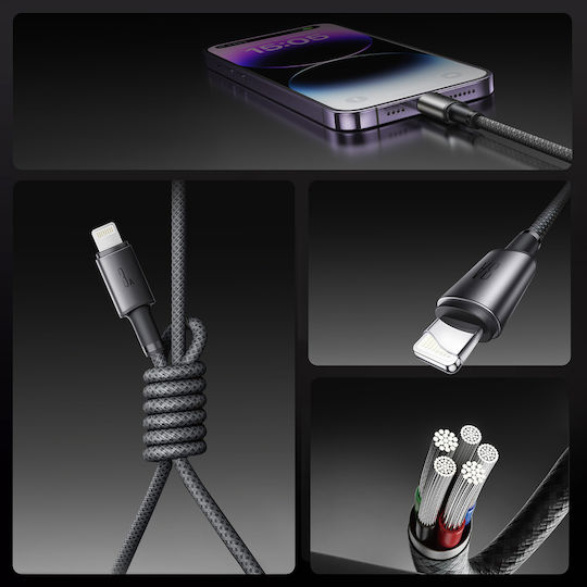Joyroom S-A50 Unlimited Μαγνητικό USB-A to Lightning Cable 60W Γκρι 1.2m