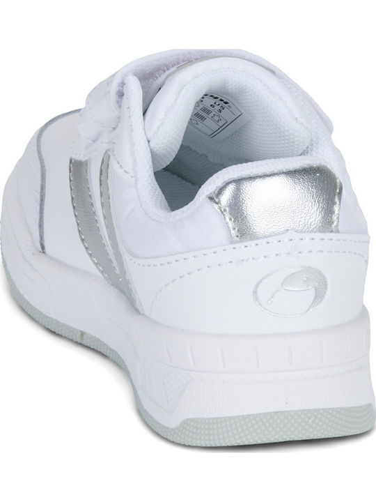 Kids Sneakers with Scratch White