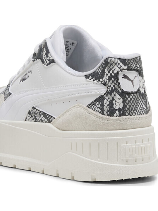 Karmen Ii Idol Snake Chic Sneakers White