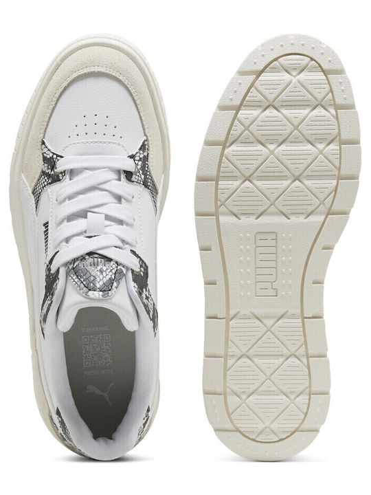 Karmen Ii Idol Snake Chic Sneakers White
