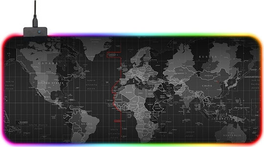 ACP 2049095 Gaming Mouse Pad XXL (800mm) με Στήριξη Καρπού και RGB Φωτισμό μέσω USB Μαύρο