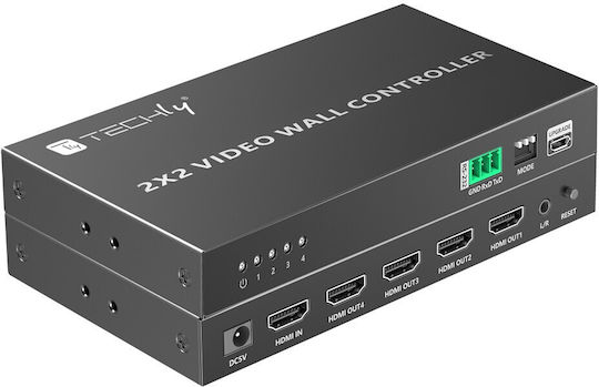 Techly Idata Hdmi-104vw 2x2 Hdmi 4 Channel Video Wall Controller