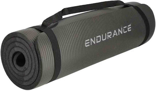 Endurance Exercise Mat Black (180x61x1.5cm)