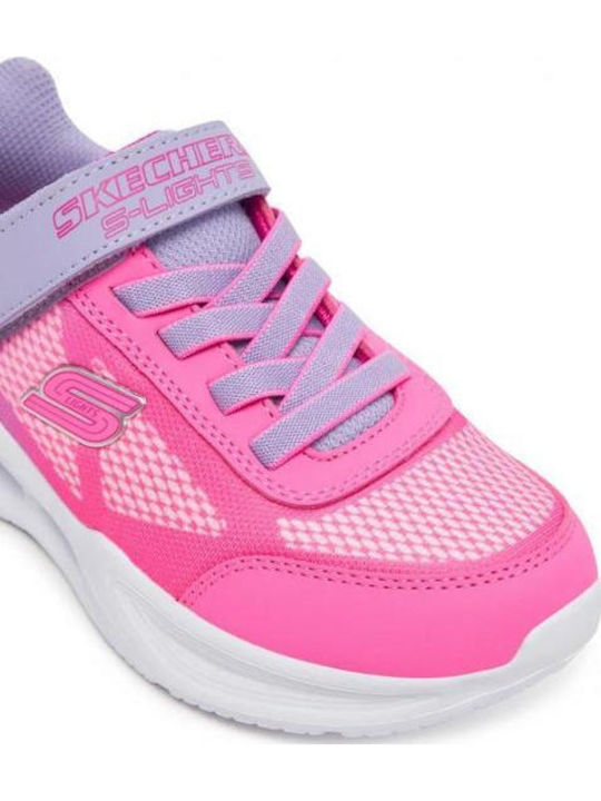 LIGHTED GORE Παιδικά Sneakers με Σκρατς & Φωτάκια Φούξια