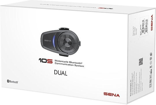 Sena 10S-01D Διπλή Ενδοεπικοινωνία για Κράνος Μηχανής με Bluetooth