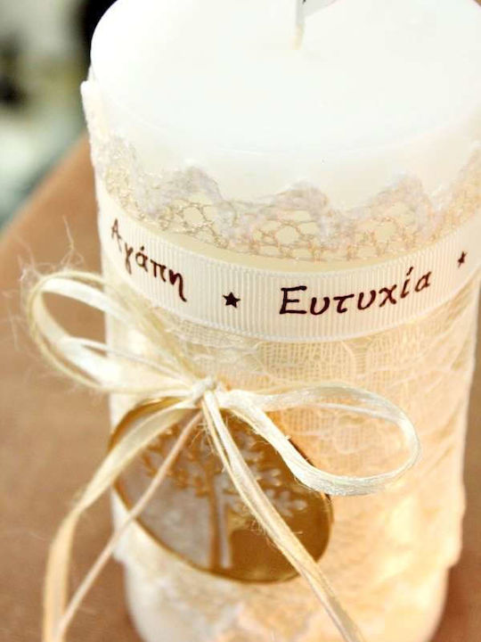 Gerakis Christmas Candle 15x8cm