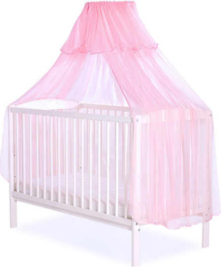 Bobono Plasă Împotriva Țânțarilor Bebe Pentru Pătuț Din Tul Roz 470x160cm