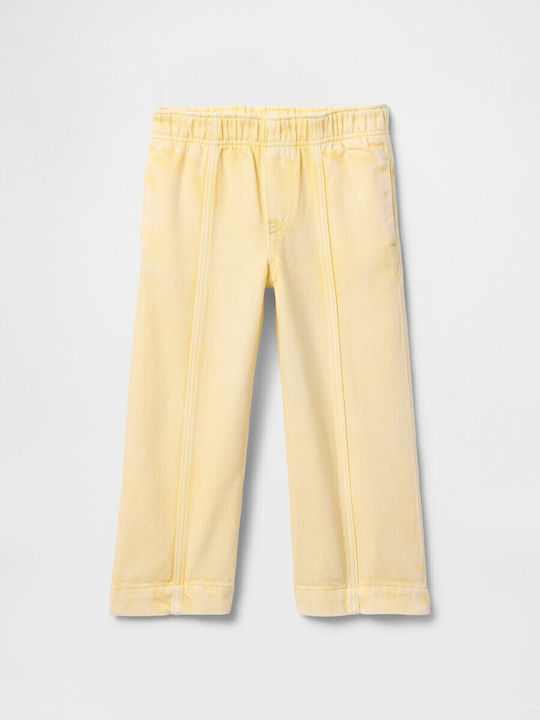 GAP Παιδικό Τζιν Παντελόνι pale banana yellow