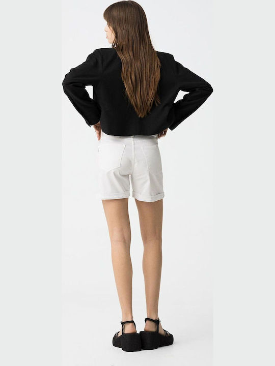 Tiffosi Γυναικείο Τζιν Σορτς White