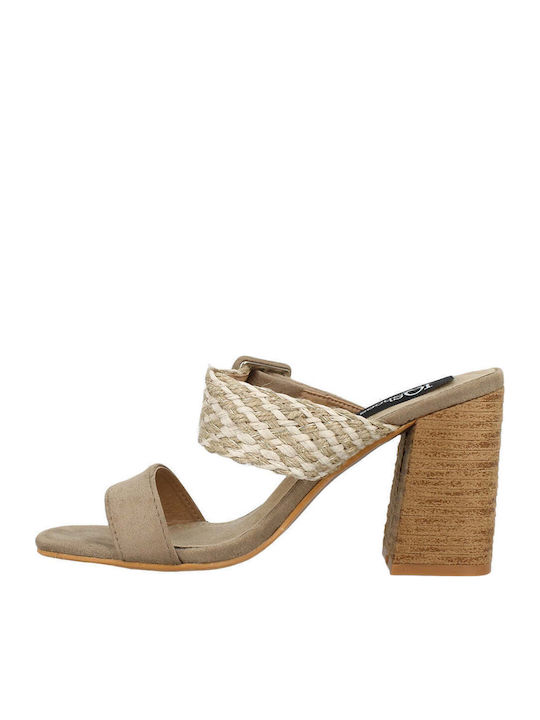 Suede Sandals Brown