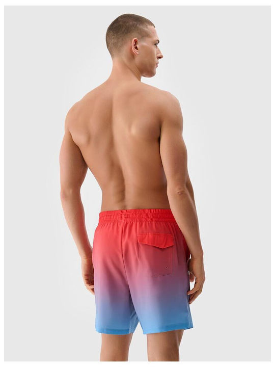 Men's Swimwear Shorts Red with Patterns