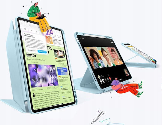 ESR Hybrid Klappdeckel Hellblaa (iPad Air 13” 1 / 2 / 2024-2025)