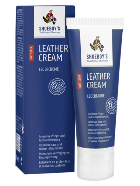 Крем за кожа Shoeboy's 75ml 47 Черна боя за кожа Крем Туба Гъба Светлозелено