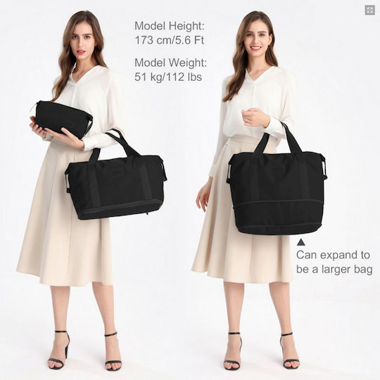 Miss Lulu Set Sack Voyage Black Fabric