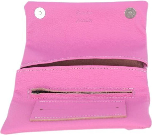PO.S Leather Tobacco Pouch With Snap Closure 20x15cm GLOSS