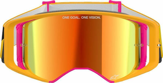 Μάσκα Alpinestars Goggles Supertech Mirrored Lens Multi-layer Foam Δεν Δέχεται Tear Off