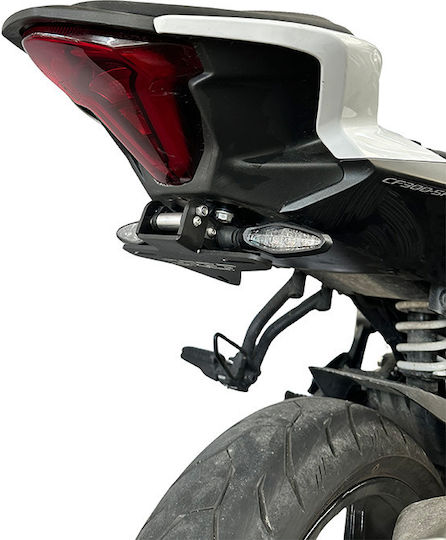 Αναδιπλούμενη Βάση Πινακίδας Cf Moto 300ss / 300sr 2023-2025 (με Κουμπί)