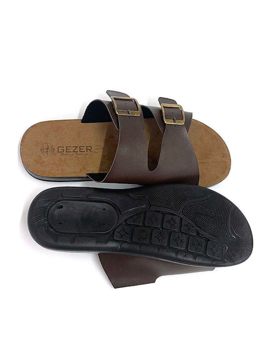 Herrensandalen in Braun Farbe