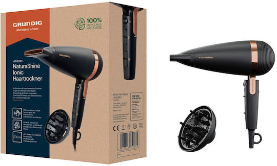 HD 8080 Πιστολάκι Μαλλιών Turbo 2300W Black, Rose gold