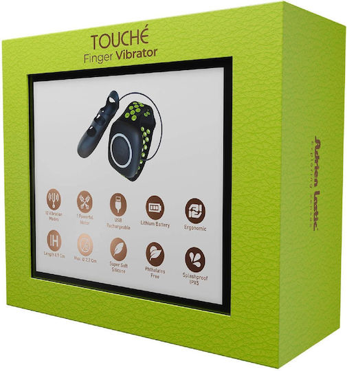Adrien Lastic Touché Large Вибратор Пръст 9см Черно