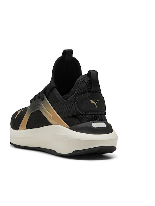 Enzo 5 Metallic Sport Shoes Running Black