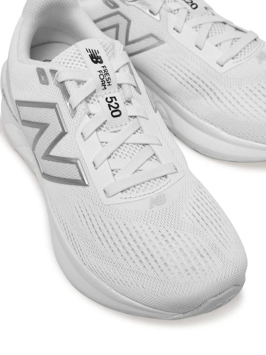 Sport Shoes Running White Silver