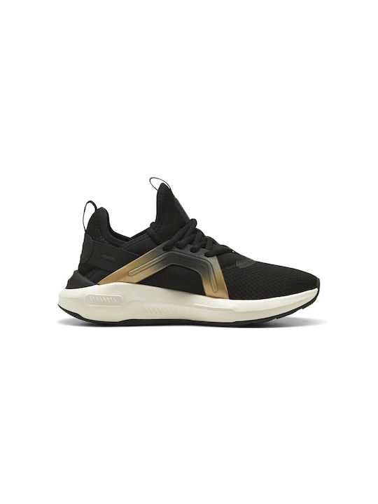 Enzo 5 Metallic Sport Shoes Running Black