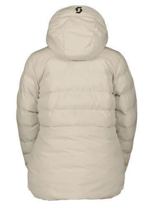 Scott 419906SCT_DUST_WHT Γυναικείο Μπουφάν για Σκι & Snowboard Λευκό