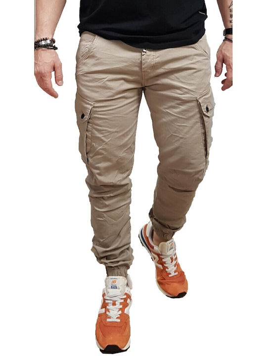 Cover Ανδρικό Παντελόνι Cargo Beige