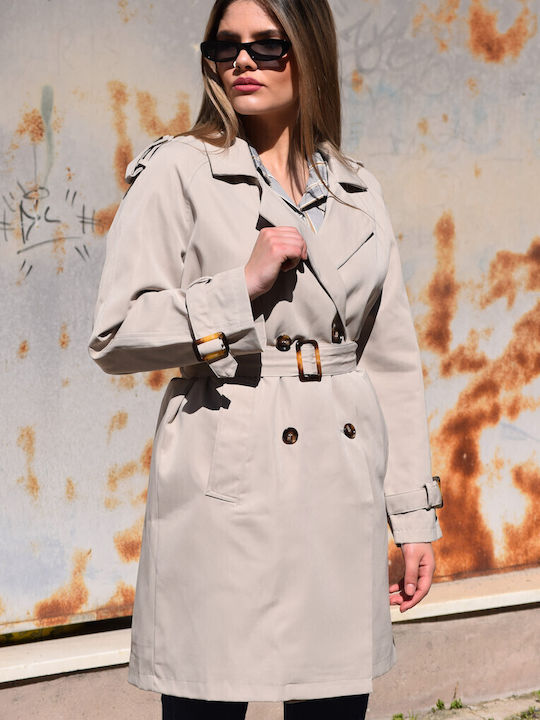 Women's Beige Trench Coat