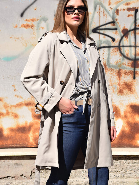 Women's Beige Trench Coat