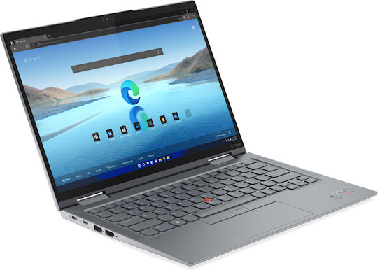 Lenovo ThinkPad X1 Yoga Gen 8 14" IPS FHD+ Touchscreen (i5-1345U/32GB/2TB SSD/W11 Pro) Сив Буреносен (Английски САЩ Клавиатура)